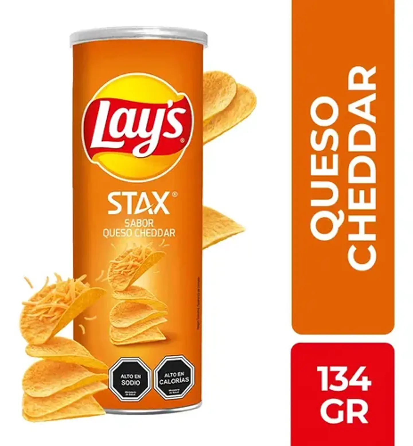PAPAS FRITAS LAYS STAX SABOR QUESO 134G 1