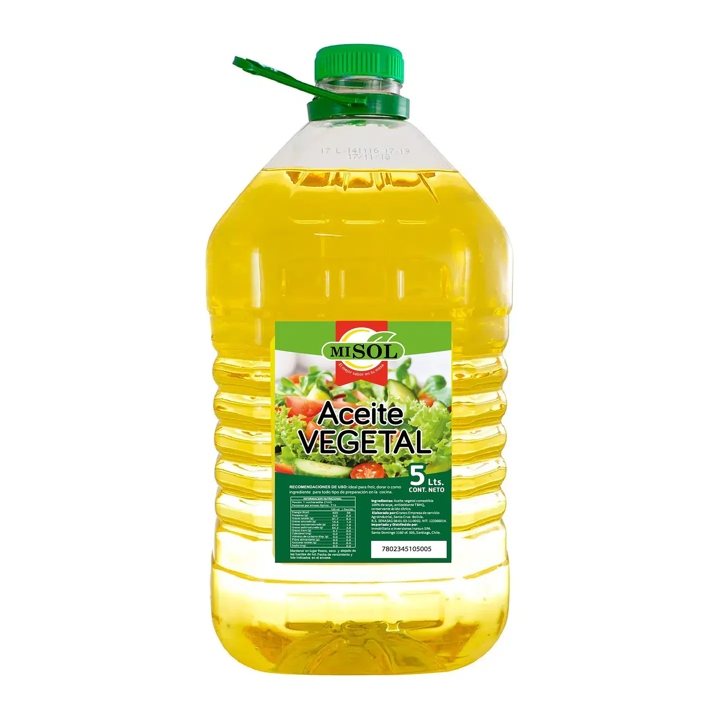 Aceite Vegetal 5L - Misol 1