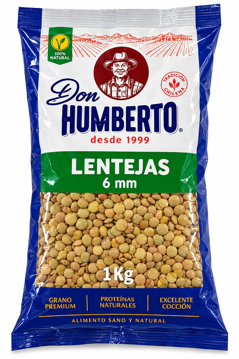 LENTEJAS 6MM 1KG - DON HUMBERTO