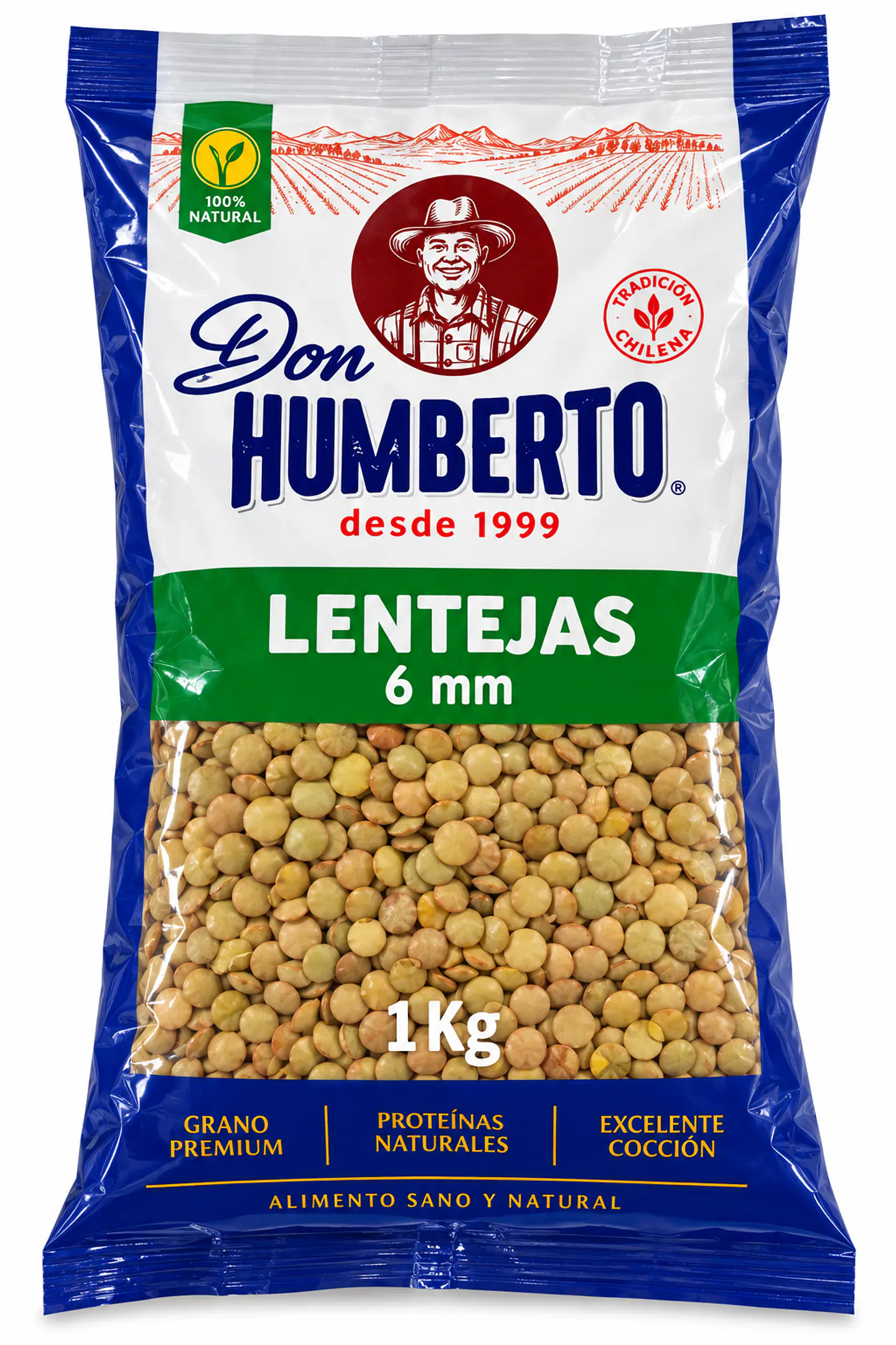 LENTEJAS 6MM 1KG - DON HUMBERTO 1