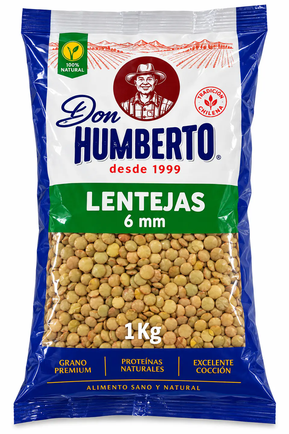 LENTEJAS 6MM 1KG - DON HUMBERTO 1