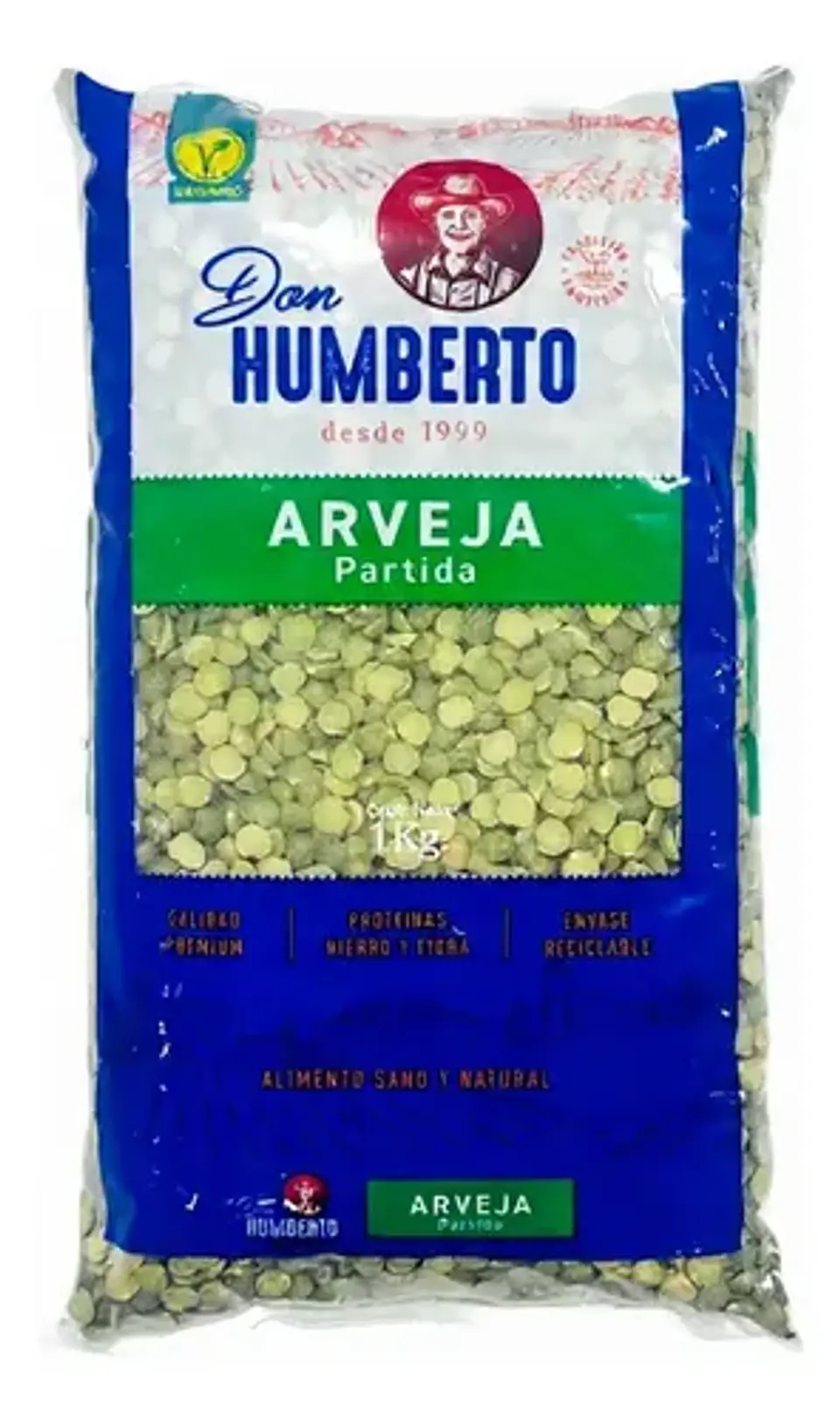 ARVEJA PARTIDA 1KG - DON HUMBERTO 1