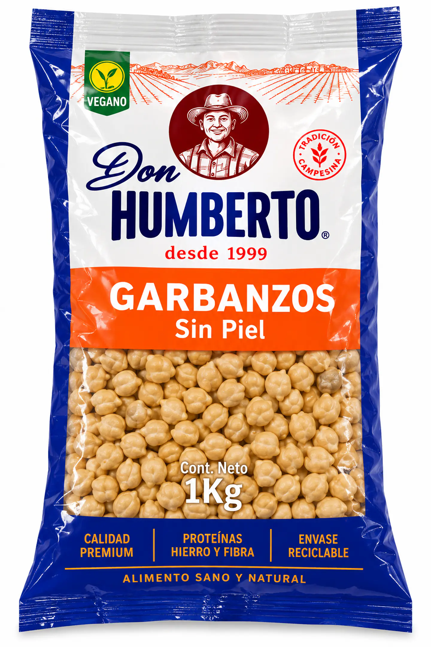 Garbanzos Sin Piel 1kg - Don Humberto  1