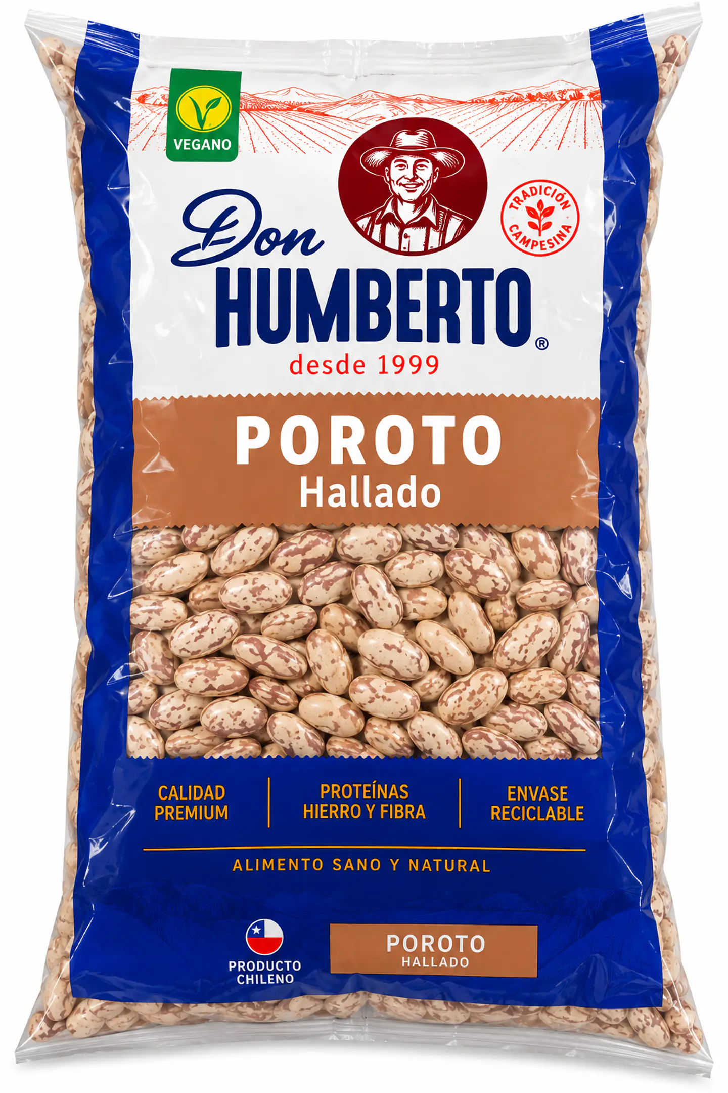 Poroto Hallado 1kg  - Don Humberto  1