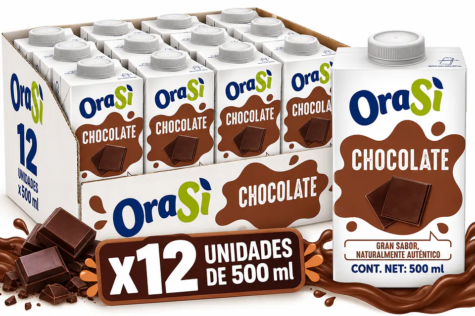 CAJA ORASI CHOCOLATE 500ML x 12 UN 1