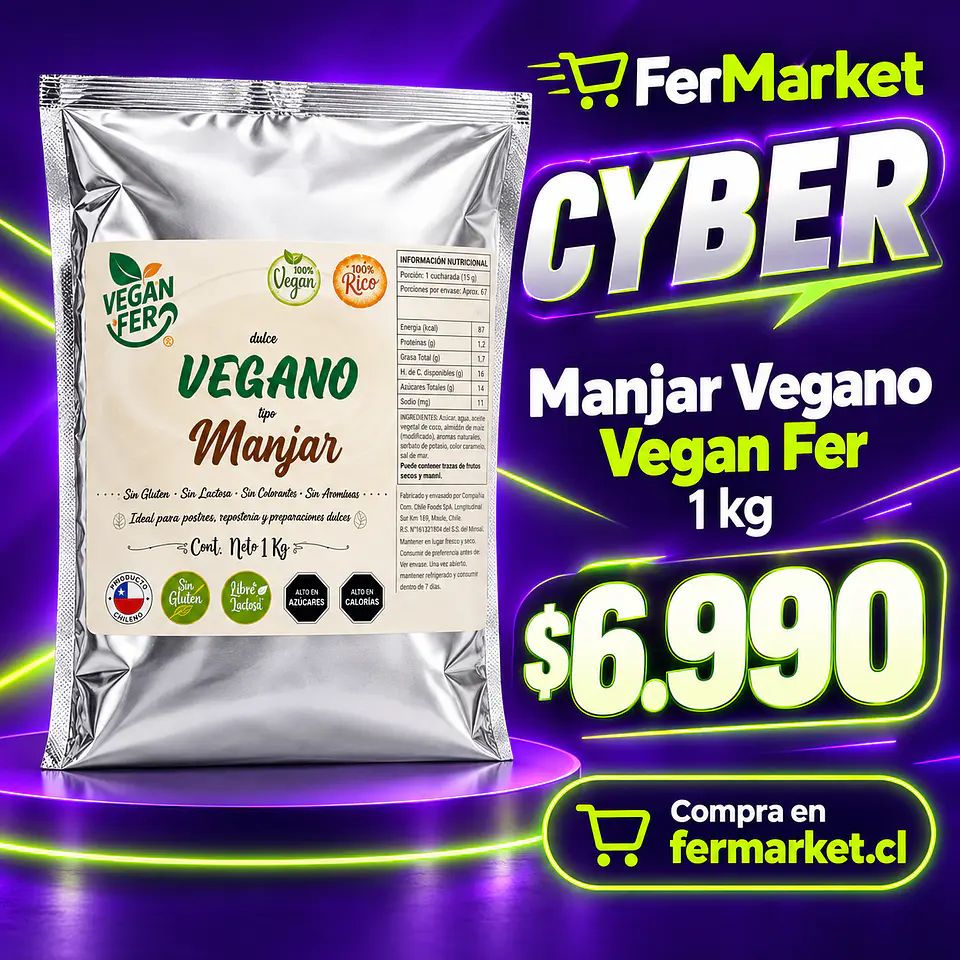 Manjar vegano - VeganFer - 1 Kg  1