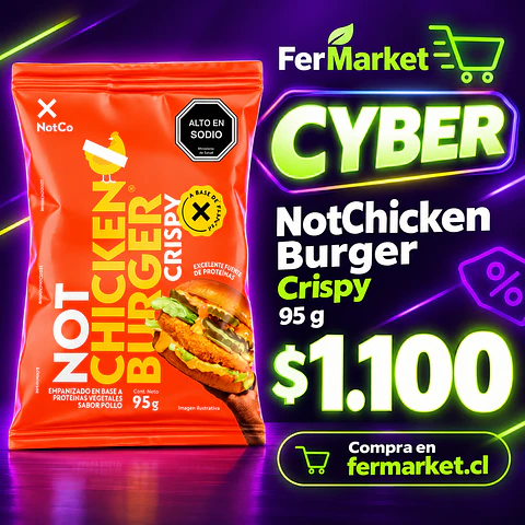 NOT CHICKEN BURGER CRISPY 95G 
