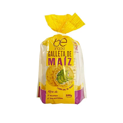GALLETAS DE MAIZ CON SAL DE MAR 100G 