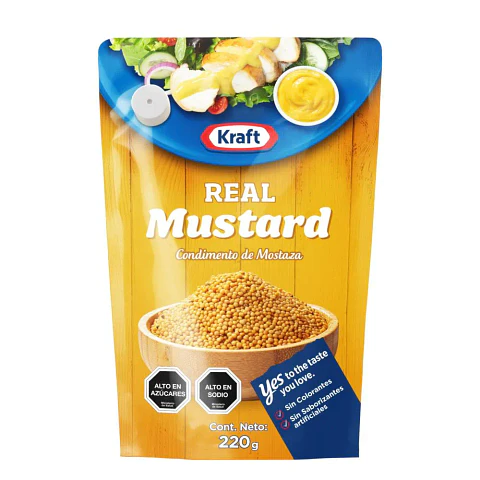 Mostaza 220g Doypack - Kraft