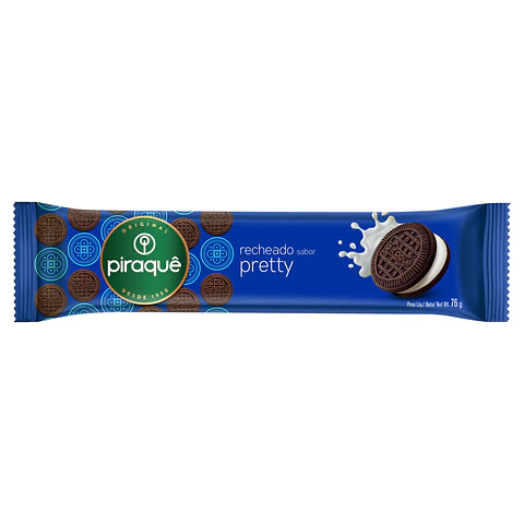 Galleta Chocolate Rellena de Vainilla 76g - Piraquê