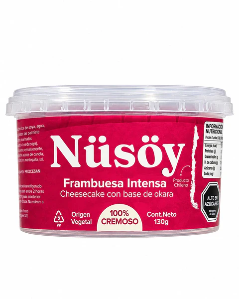Cheesecake de Frambuesa 130g - Nüsöy