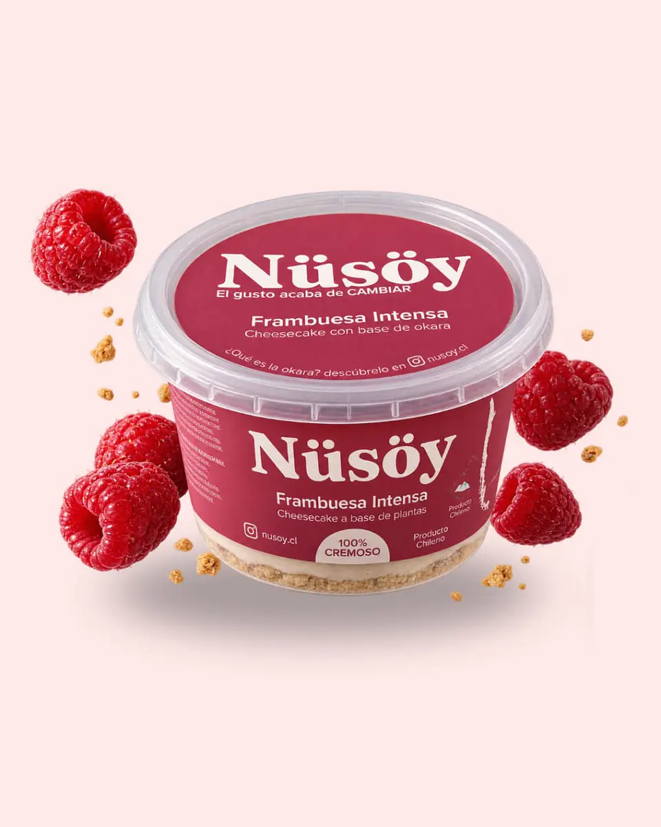 Cheesecake de Frambuesa 130g - Nüsöy 2