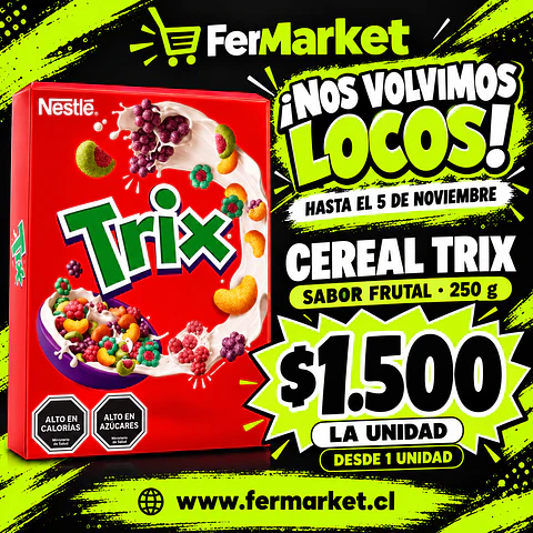 CEREAL TRIX 250G - NESTLE