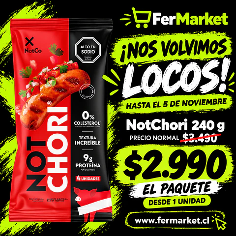 Not Chori Vegetal 240g