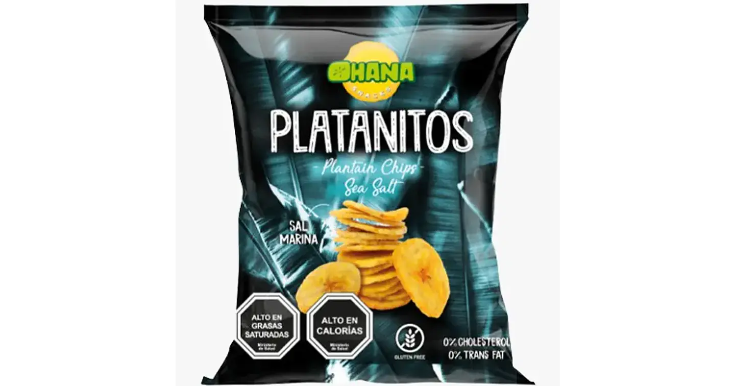 PLATANITOS CHIFLE SAL 65G - OHANA 1