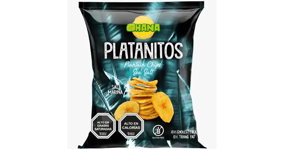 PLATANITOS CHIFLE SAL 65G - OHANA 1