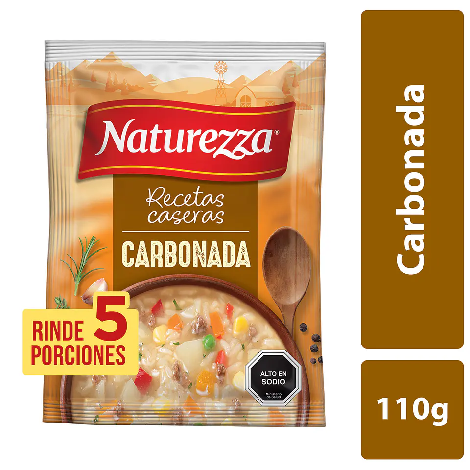 Sopa Carbonada Casera (5 Porciones) Sobre 110 g - Naturezza 1