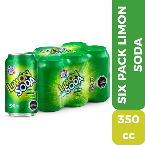 Pack bebida Limon Soda 6 un x 350ml