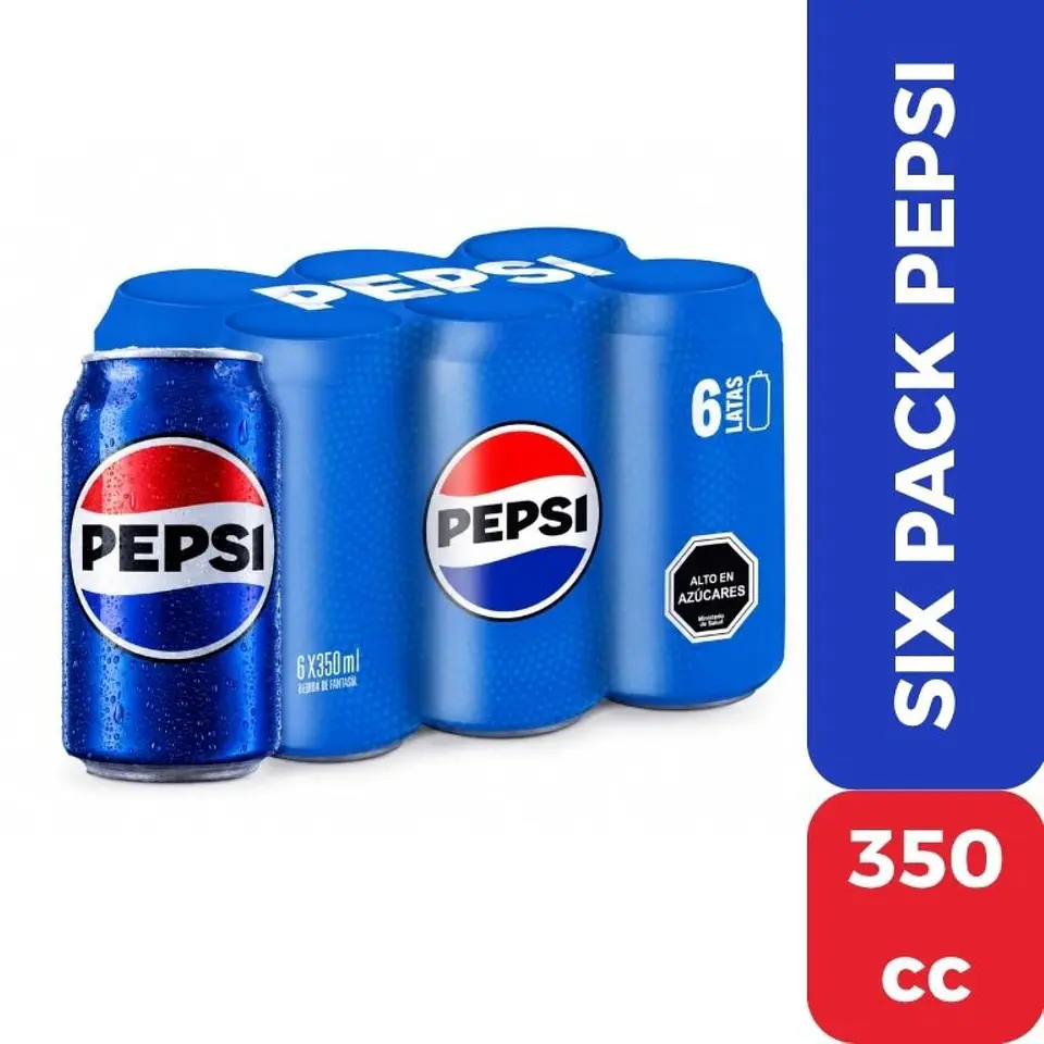 Pack bebida Pepsi 6 un x 350ml 1