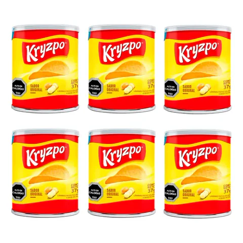 Pack Papas Fritas Sabor Original 6 un x 37g - Kryzpo