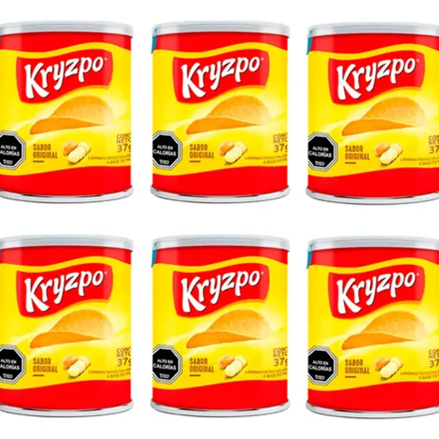 Pack Papas Fritas Sabor Original 6 un x 37g - Kryzpo 1