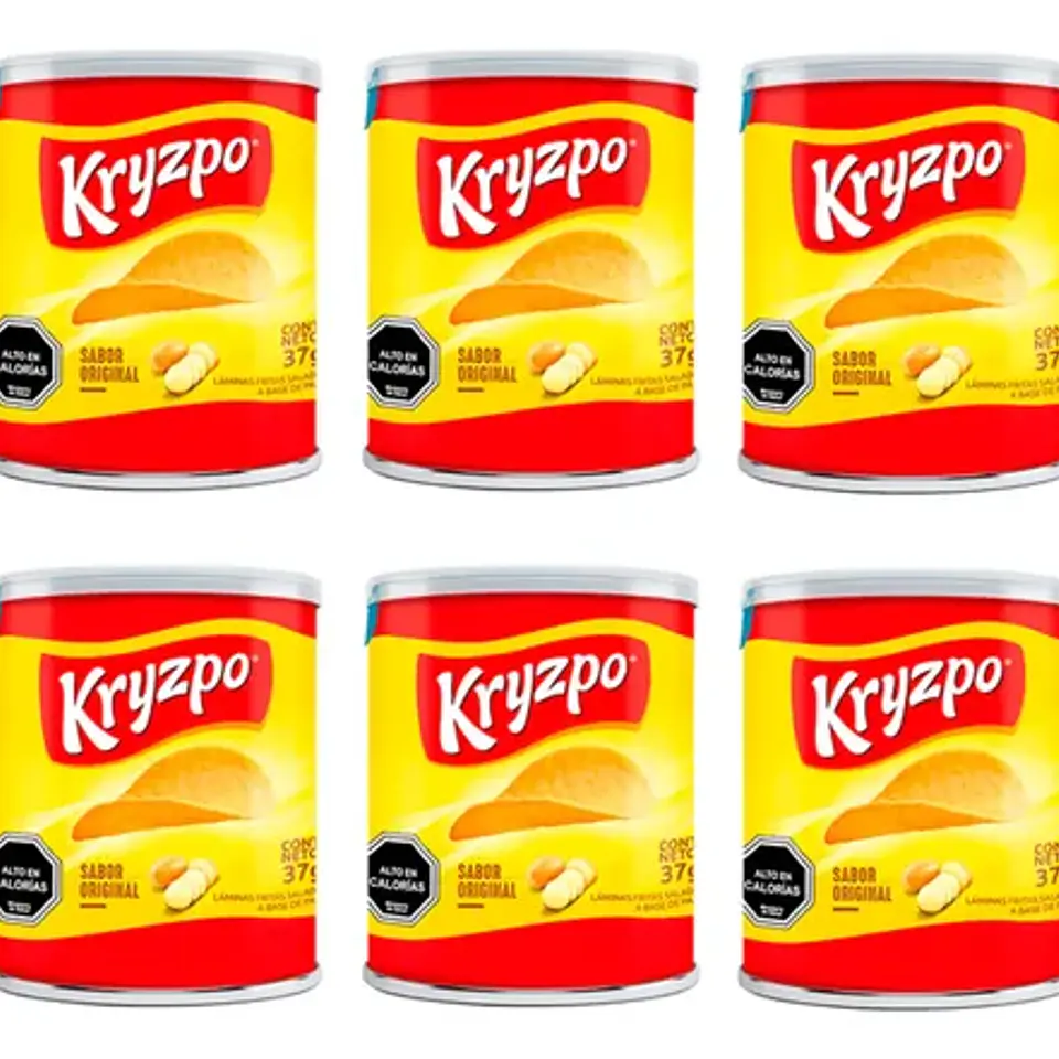 Pack Papas Fritas Sabor Original 6 un x 37g - Kryzpo 1