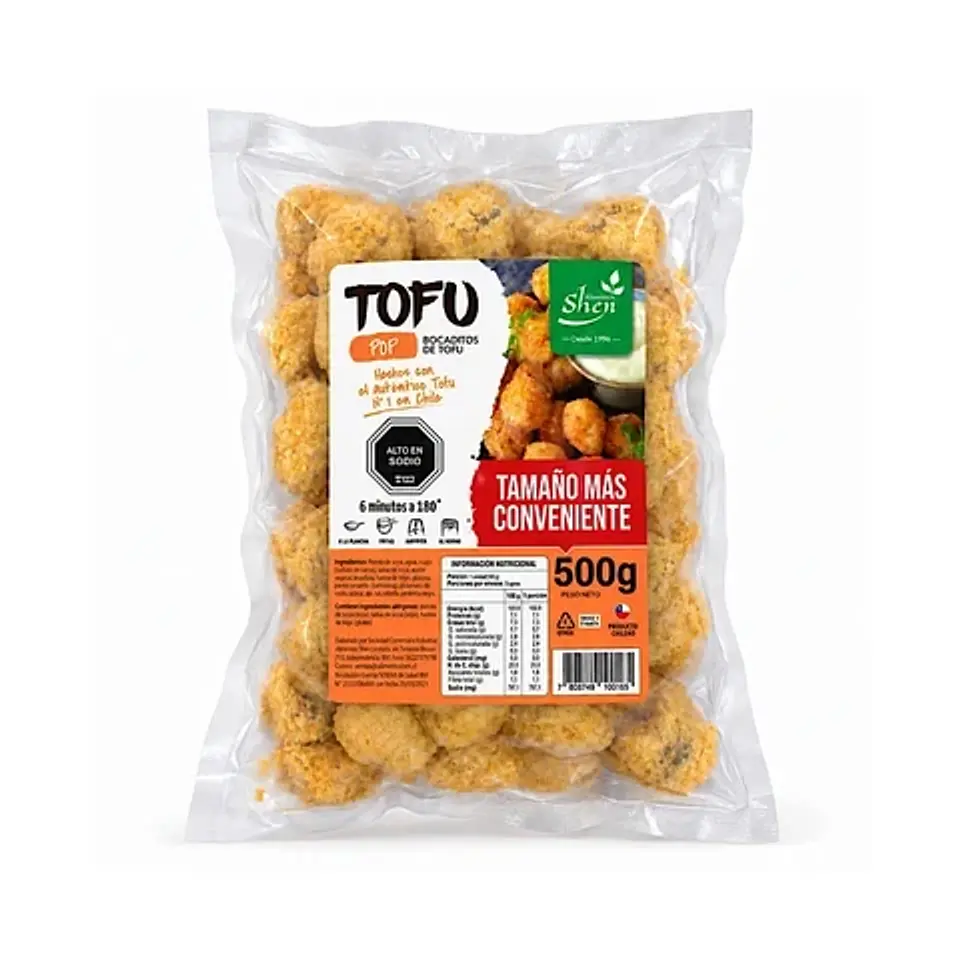 Tofu Pop Apanado 500g - Shen 1