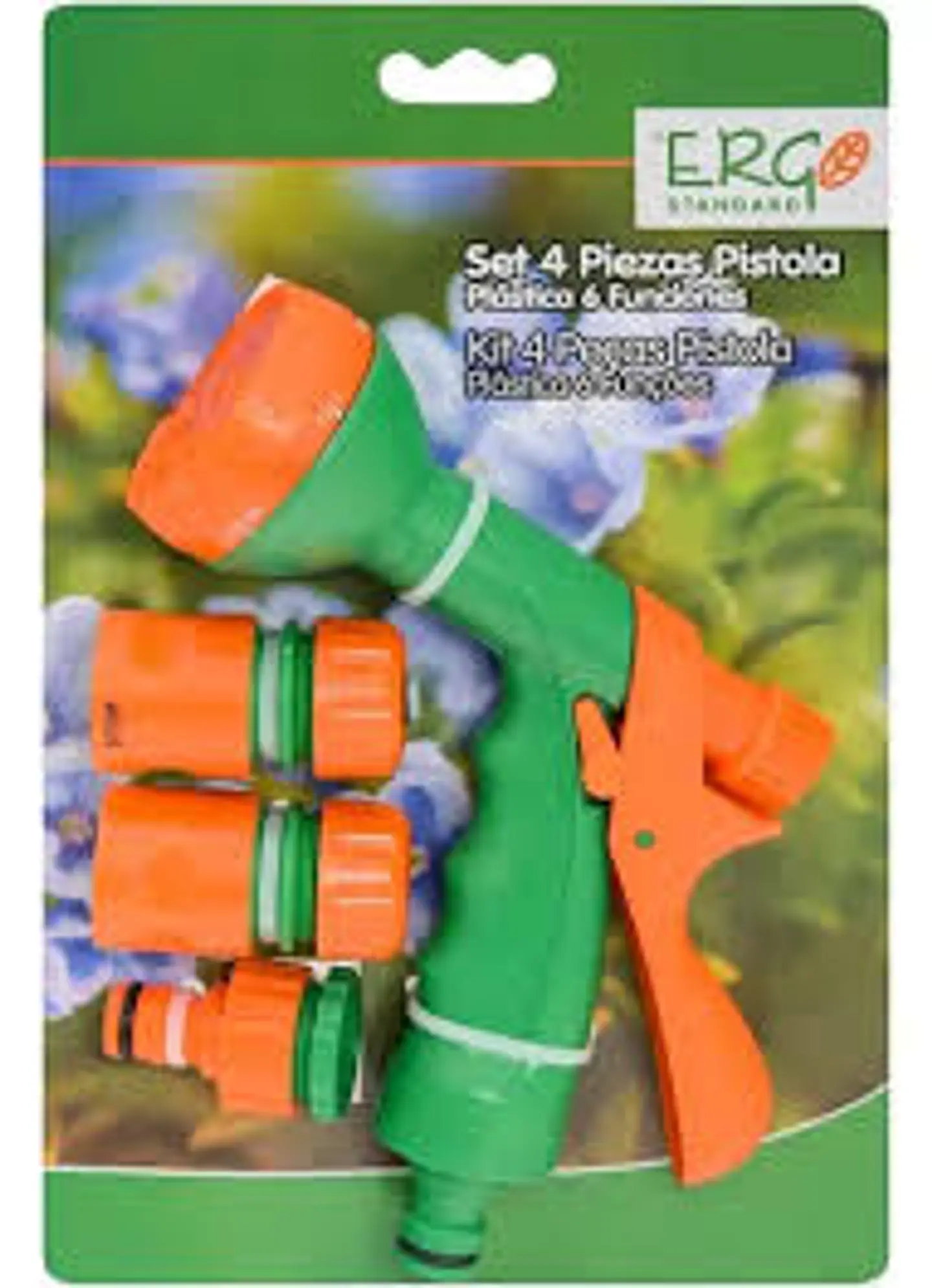 Regador jardin 4 pcs plstico c/ pistola F2314 Ferretools 1