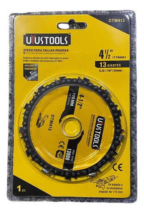 Disco motosierra P/ esmeril 115 mm 13 dientes DTM413 UYUS 