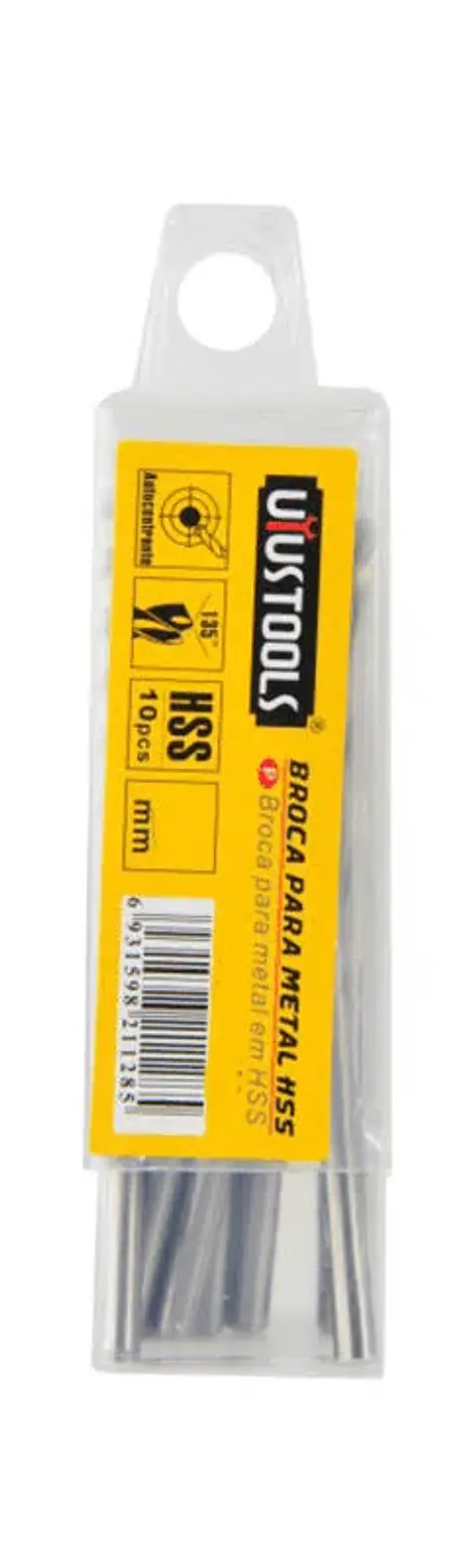 Broca acero uyu  2 mm set 10 unidades 