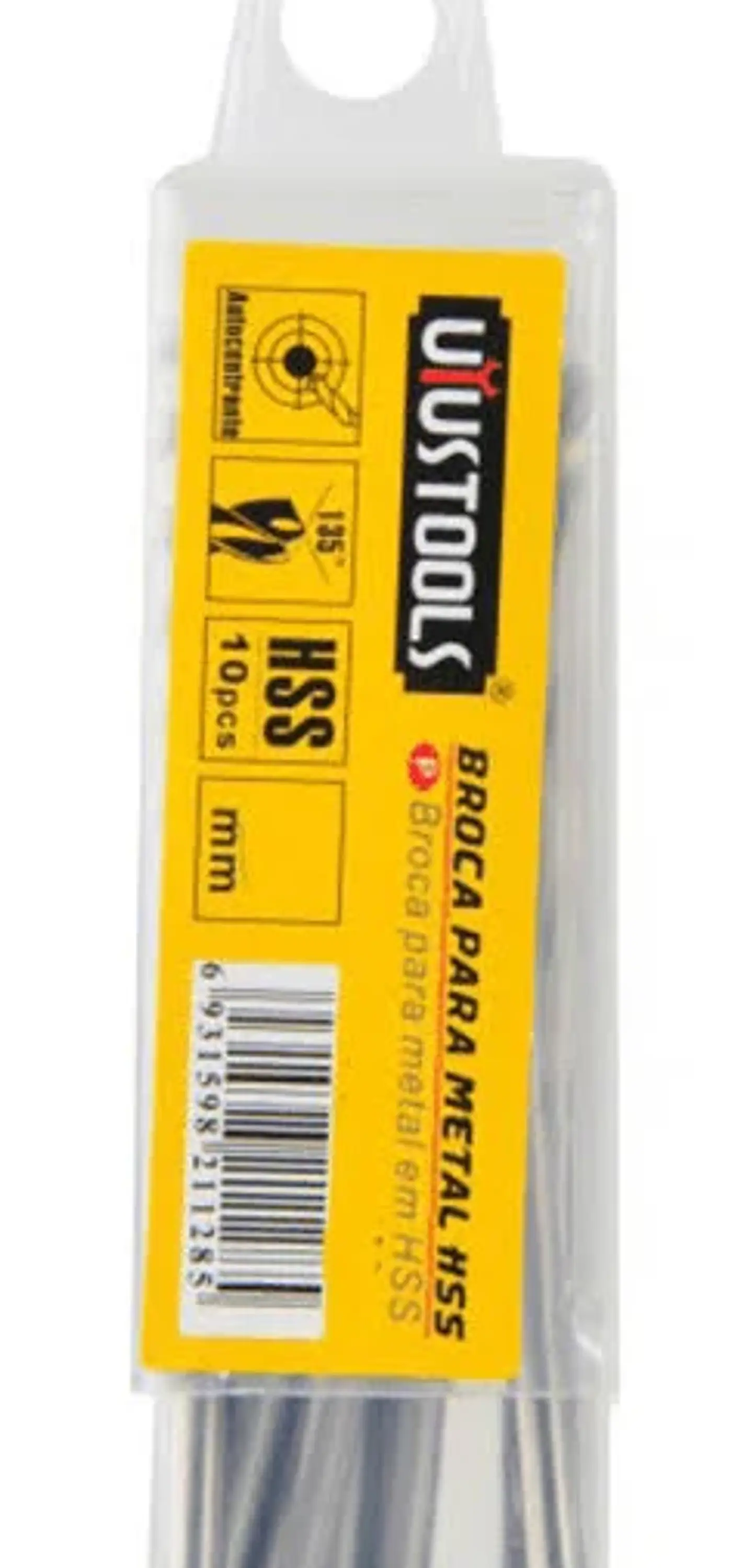 Broca acero uyu  2 mm set 10 unidades  1