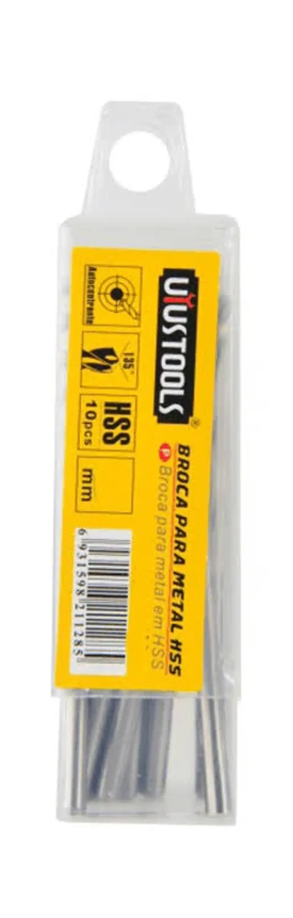 Broca acero uyu  2 mm set 10 unidades  1