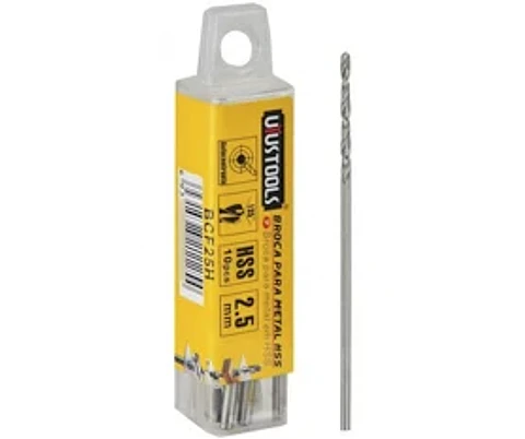 Broca acero uyu 2.5 mm set 10 unidades