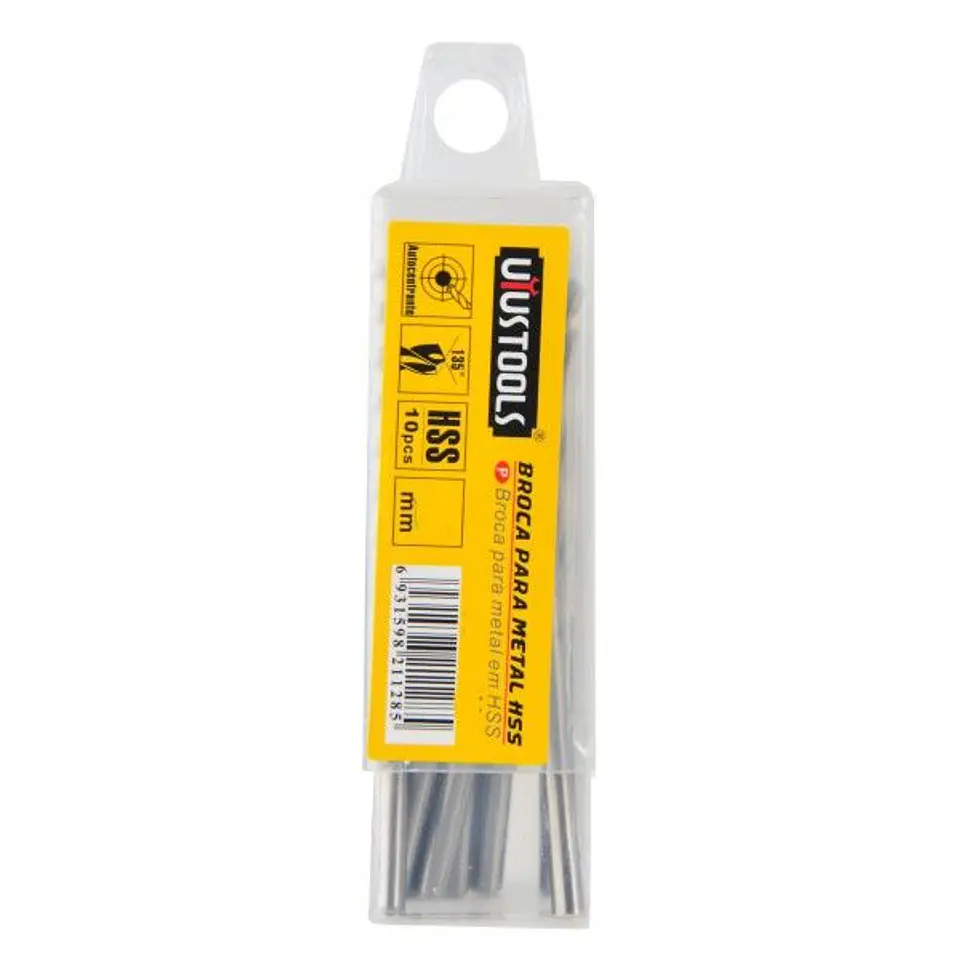 Broca acero uyu 4.5  mm set 10 unidades 1