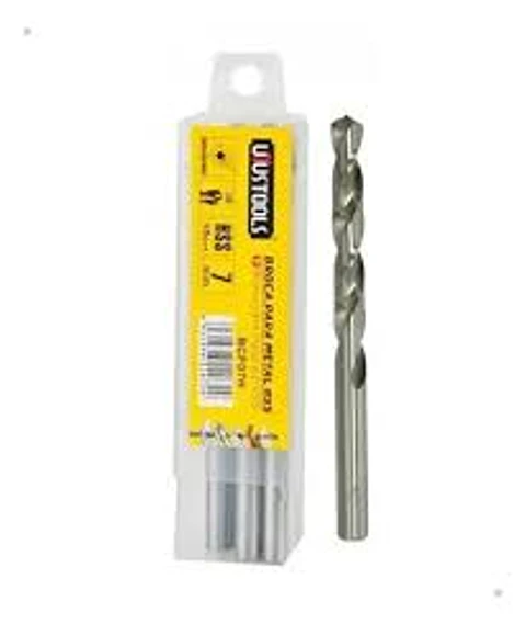 Broca acero uyu 7  mm set 10 unidades