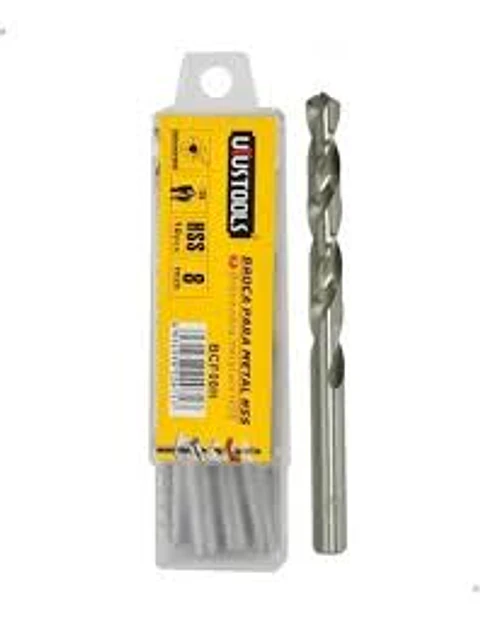 Broca acero uyu 9  mm set 5 unidades