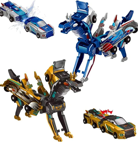 Auto Transformación Azul 2 en 1