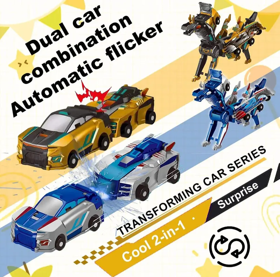 Auto Transformación Azul 2 en 1 5