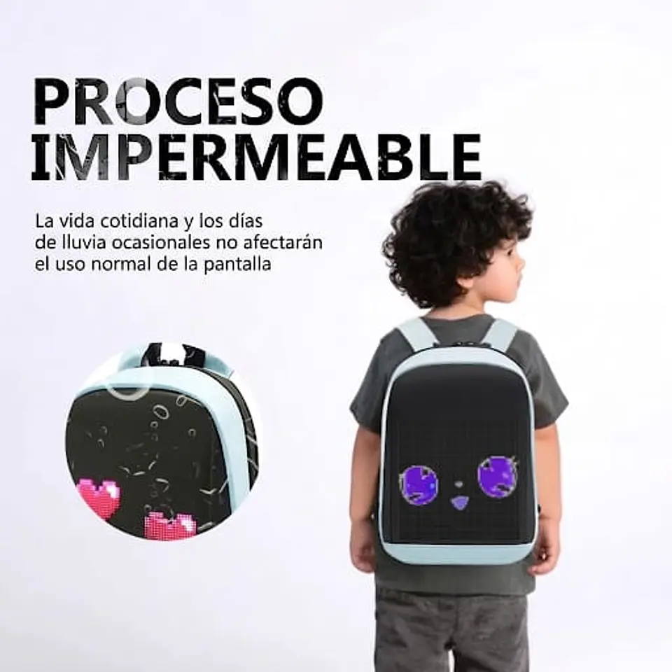 Mochila Pantalla Led Interactiva Para Niños 3