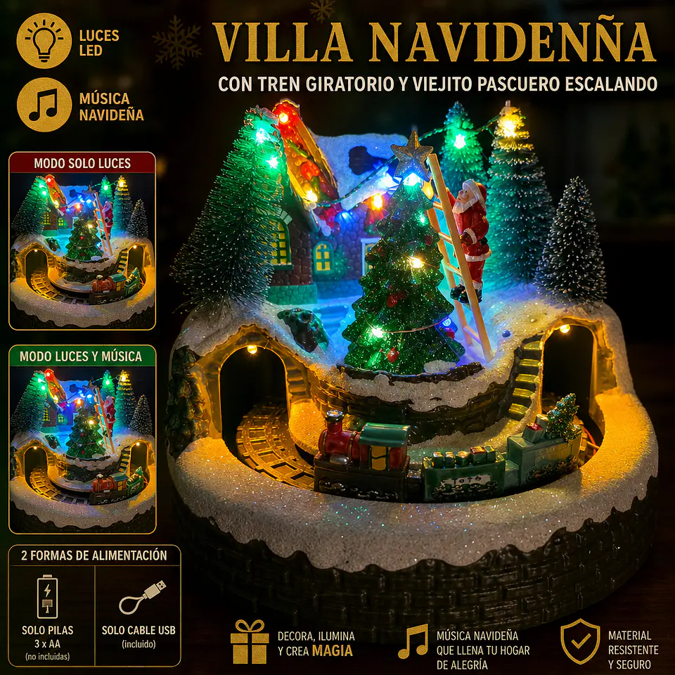 Villa Navideña Tren y Pascuero 1