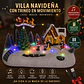 Villa Navideña Trineo en Movimiento - Miniatura 1