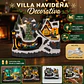 Villa Navideña Farol y Tren en Movimiento - Miniatura 1