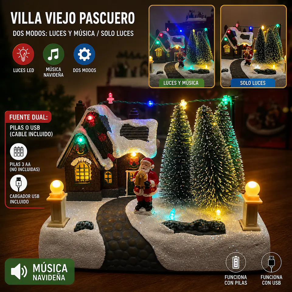 Villa Navideña Viejo Pascuero 1
