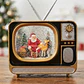 Decoración TV Navideña con Efecto Nieve, Música y Luces Led - Miniatura 3