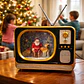 Decoración TV Navideña con Efecto Nieve, Música y Luces Led - Miniatura 4