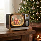 Decoración TV Navideña con Efecto Nieve, Música y Luces Led - Miniatura 2