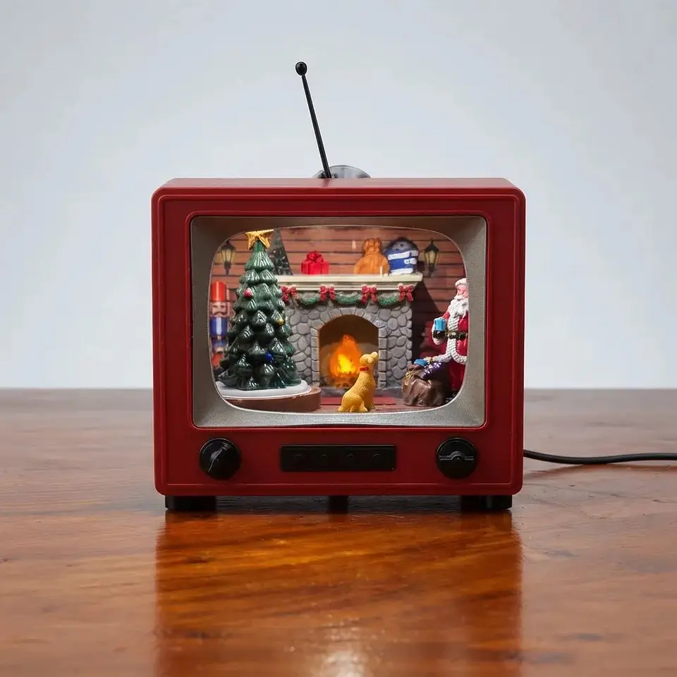 TV Navideña Música Y Luces 3