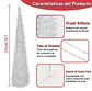 Árbol Plegable Blanco Sin Decoración - Miniatura 7