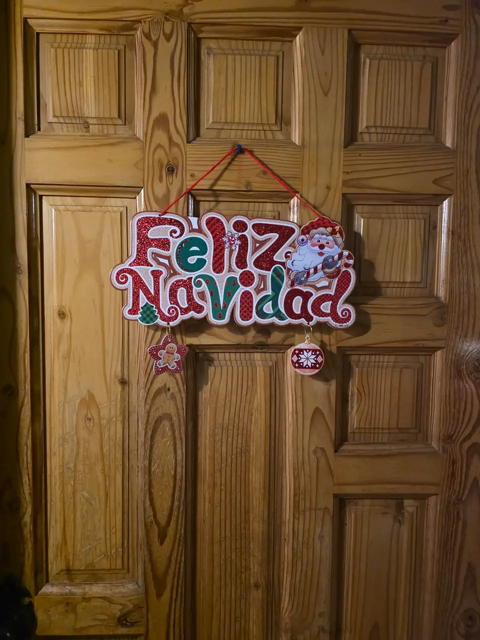 Adorno Navideño Puerta Rectangular 4
