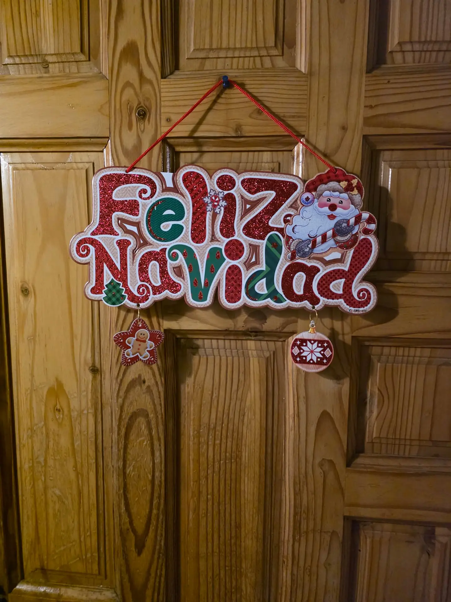 Adorno Navideño Puerta Rectangular 5